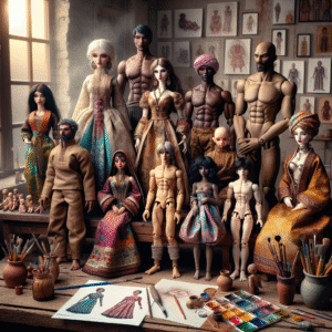 Read more about the article Artists Create Unique Dolls to Challenge Barbie-like AI Models